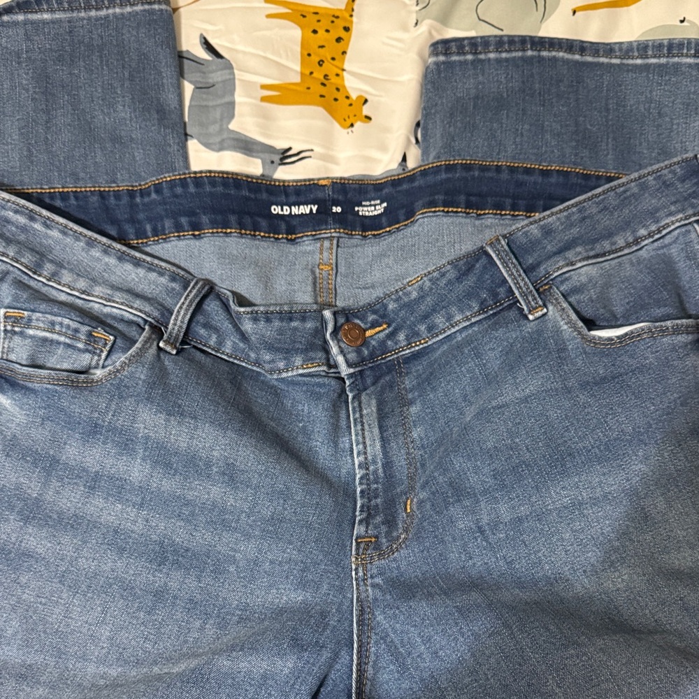 Old Navy power slim straight Light Blue Jeans